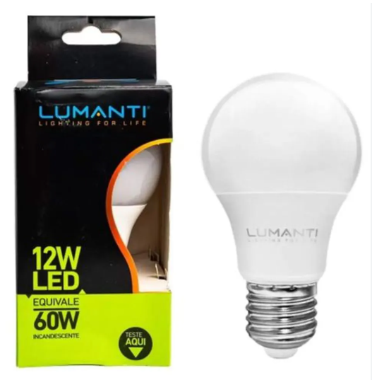 Lampada E27 Bulbo Led 12W BF Lumanti